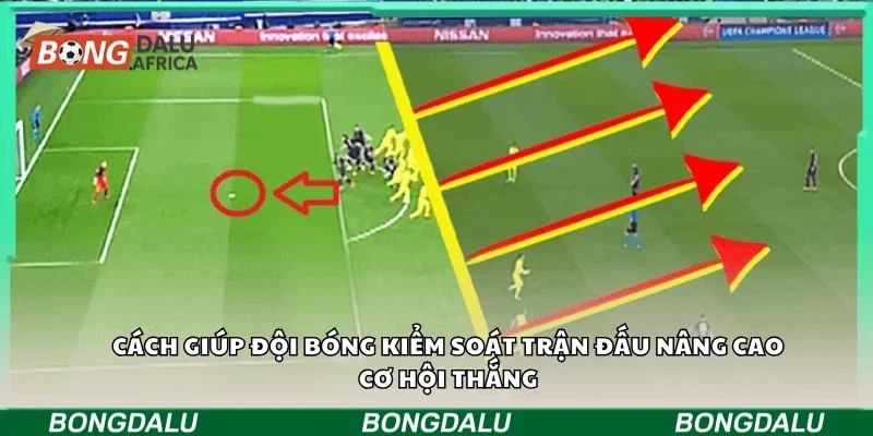 Cách giúp đội bóng kiểm soát trận đấu nâng cao cơ hội thắng