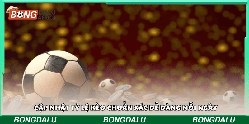 Cập nhật tỷ lệ kèo chuẩn xác dễ dàng mỗi ngày